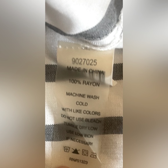 Two by Vince Conturo, Large, Gray/White Striped - Picture 5 of 5